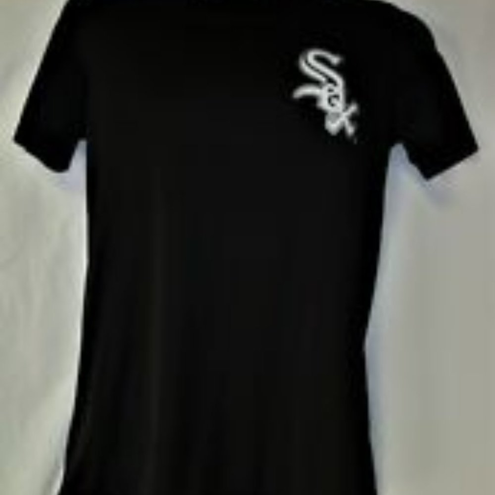Youth Black Chicago White Sox T Shirt Size Large 14 - 16 Majestic Chris Sale 49
